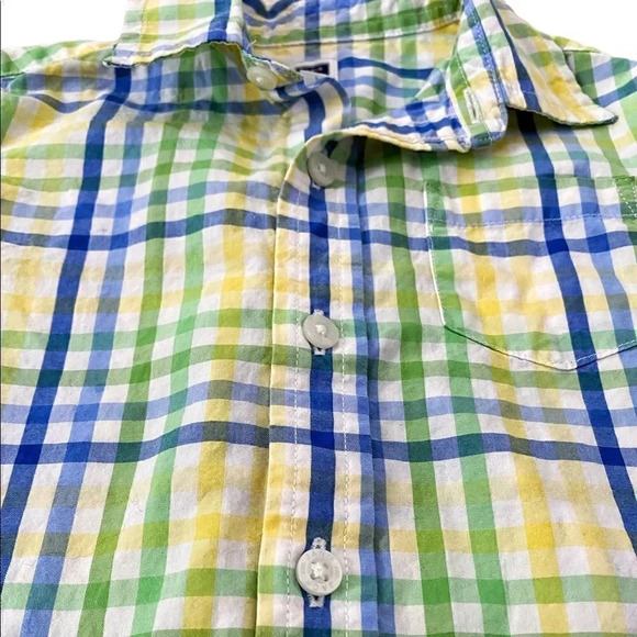 Janie & Jack | Bright Toddler Button Down (12-18 mos) - Picture 2 of 4
